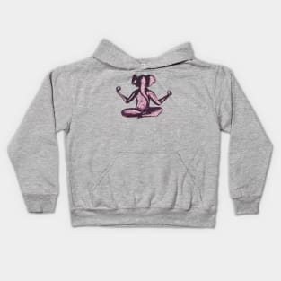 Yoga Elephant Kids Hoodie